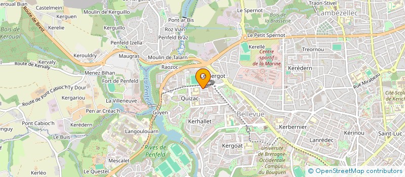 localisation de l'entreprise MADAME HIWET GDEY à BREST