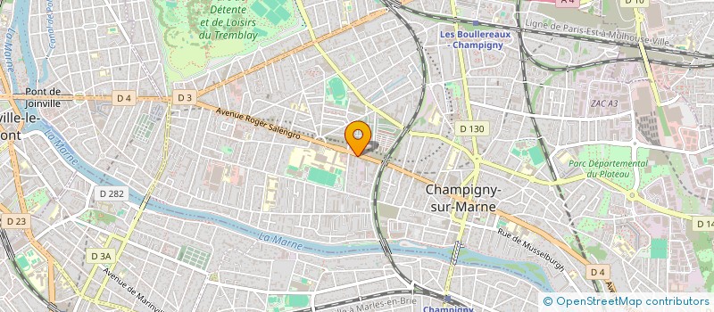 localisation de l'entreprise MADAME HIZIA AGHA à CHAMPIGNY-SUR-MARNE