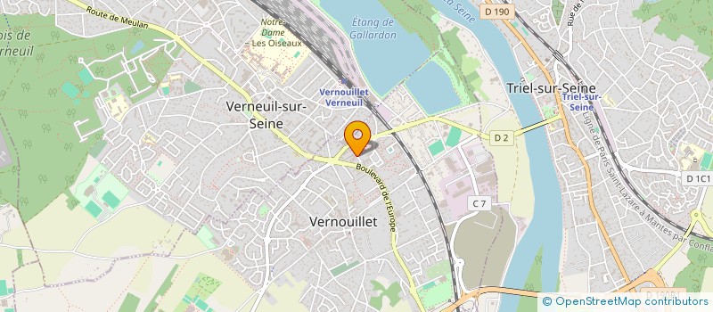 localisation de l'entreprise MADAME HIZIYA HALIMI à VERNOUILLET