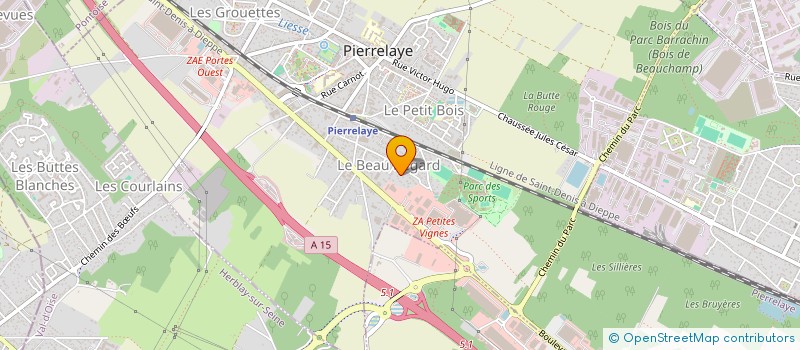 localisation de l'entreprise MADAME HIZLANE SOIDIC HACHIM à PIERRELAYE