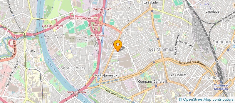 localisation de l'entreprise MADAME HJI MOUJINN à TOULOUSE