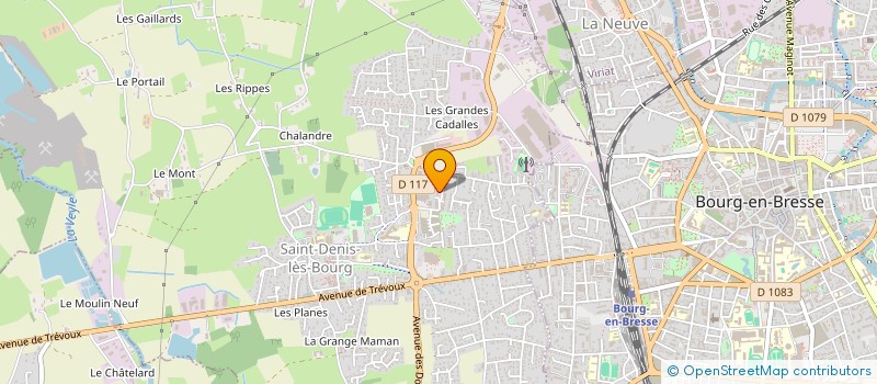 localisation de l'entreprise MADAME HLIMA KELBENTAOUI à SAINT-DENIS-LES-BOURG