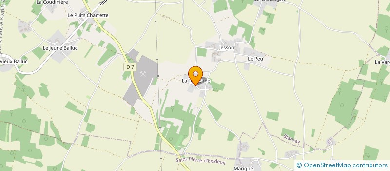 localisation de l'entreprise MADAME HOA PHAM THI THANH  BLANZAY