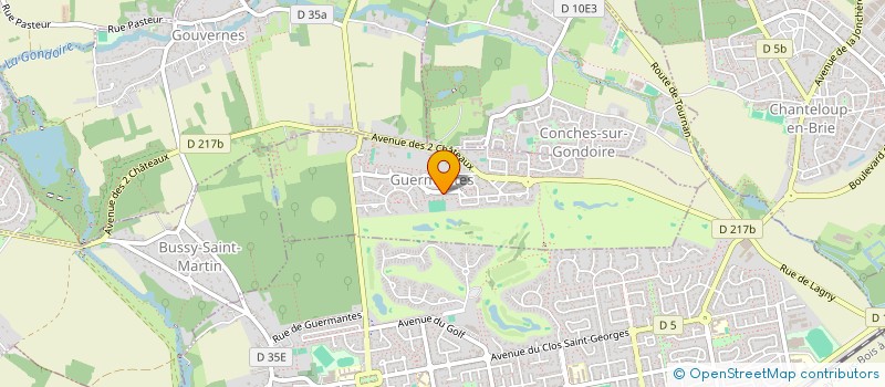 localisation de l'entreprise MADAME HOAI THI VO  GUERMANTES