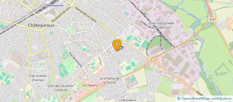 localisation de l'entreprise MADAME HOANG LUU à CHATEAUROUX