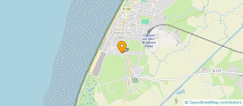 localisation de l'entreprise MADAME HOANG NGUYEN  CAYEUX-SUR-MER