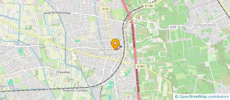 localisation de l'entreprise MADAME HOANG NGUYEN  MORIERES-LES-AVIGNON