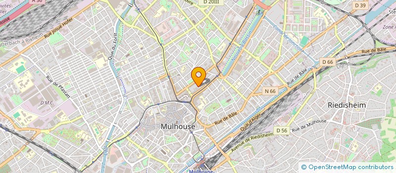 localisation de l'entreprise MADAME HOANG THI CAM TU  MULHOUSE