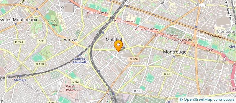 localisation de l'entreprise MADAME HODA HAMADE à MALAKOFF