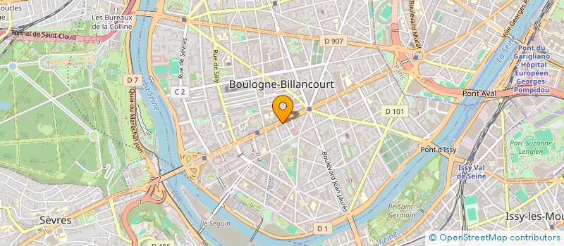 localisation de l'entreprise MADAME HODA MINA à BOULOGNE-BILLANCOURT