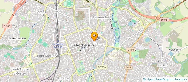 localisation de l'entreprise MADAME HOFFMANN VIAUD à LA ROCHE-SUR-YON