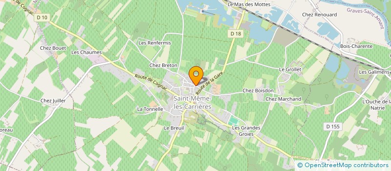 localisation de l'entreprise MADAME HOLLY DOWNIE à SAINT-MEME-LES-CARRIERES