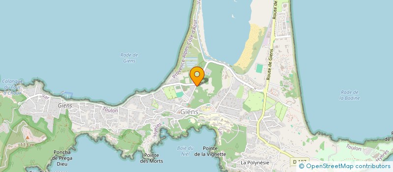 localisation de l'entreprise MADAME HOMBELINE DE CERTAINES  HYERES