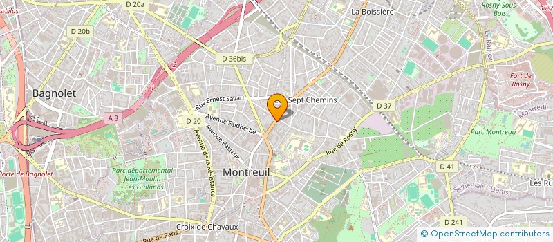 localisation de l'entreprise MADAME HOMBELINE TUPINIER à MONTREUIL
