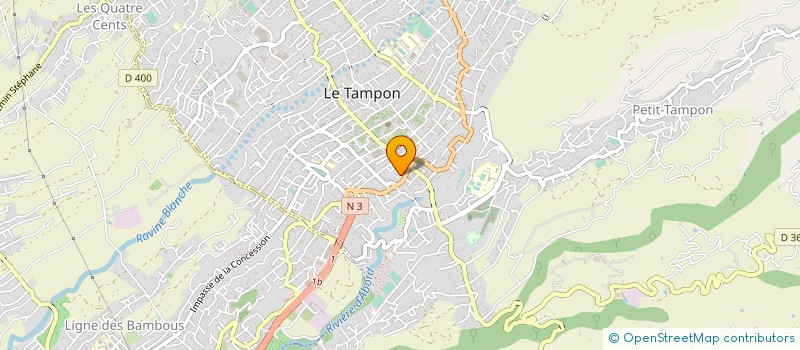 localisation de l'entreprise MADAME HOMEYRA PATEL  LE TAMPON