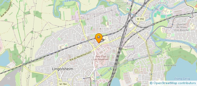 localisation de l'entreprise MADAME HONG MINH NGUYEN  STRASBOURG