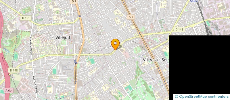 localisation de l'entreprise MADAME HONG TRINH à VITRY-SUR-SEINE