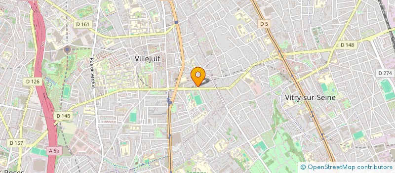 localisation de l'entreprise MADAME HONG YIN  VILLEJUIF