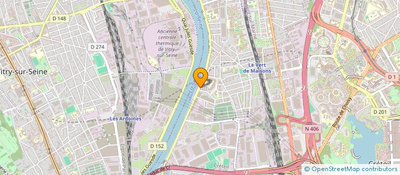 localisation de l'entreprise MADAME HONGDUAN CHEN  ALFORTVILLE