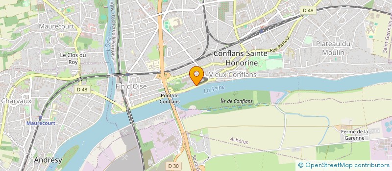 localisation de l'entreprise MADAME HONGTING LIU  CONFLANS-SAINTE-HONORINE