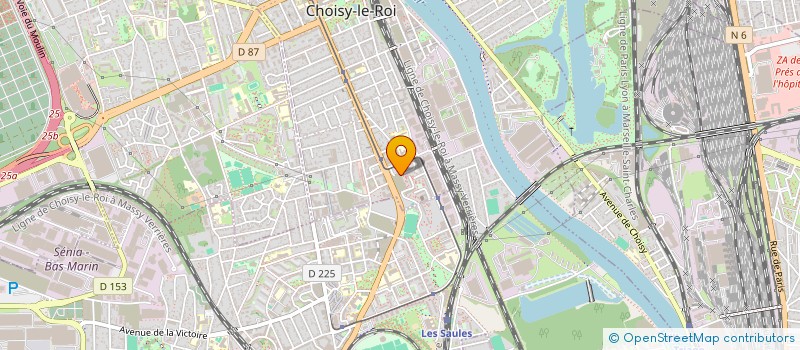 localisation de l'entreprise MADAME HONGYING CHEN  CHOISY-LE-ROI