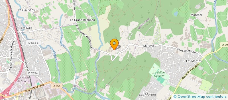 localisation de l'entreprise MADAME HONORIA VILLALTA MARTINEZ à SOLLIES-PONT