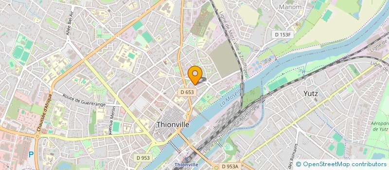 localisation de l'entreprise MADAME HONORINE AZIABOU  THIONVILLE