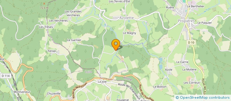 localisation de l'entreprise MADAME HONORINE BALLIGAND à AIGUEPERSE