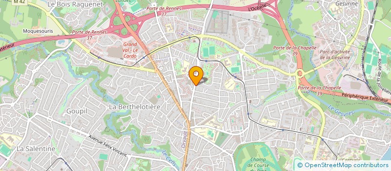 localisation de l'entreprise MADAME HONORINE BARRAT  NANTES