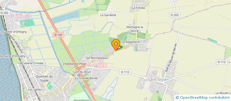 localisation de l'entreprise MADAME HONORINE BASSET  SALLES-SUR-MER