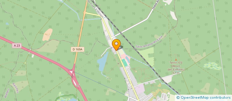 localisation de l'entreprise MADAME HONORINE BONIN  RAISMES