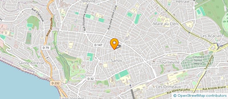 localisation de l'entreprise MADAME HONORINE CORRUBLE  LE HAVRE