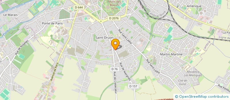 localisation de l'entreprise MADAME HONORINE COUBRONNE  CAMBRAI