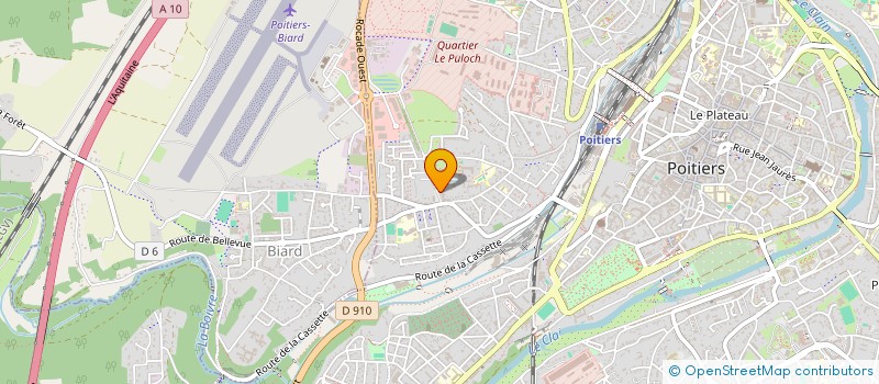 localisation de l'entreprise MADAME HONORINE DAKA à POITIERS