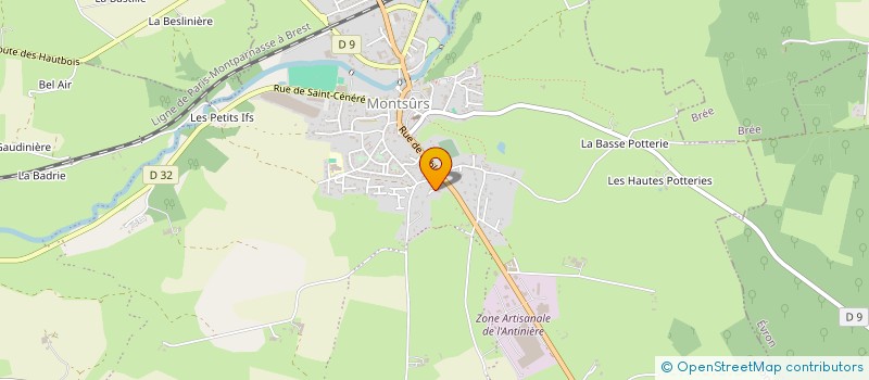 localisation de l'entreprise MADAME HONORINE DUPRE à MONTSURS