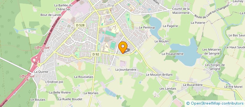 localisation de l'entreprise MADAME HONORINE DURAND à LIFFRE
