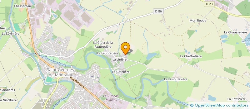 localisation de l'entreprise MADAME HONORINE FUMAS à MONTAIGU-VENDEE