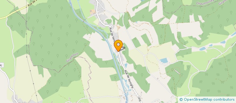 localisation de l'entreprise MADAME HONORINE GEISSEL  GIRANCOURT