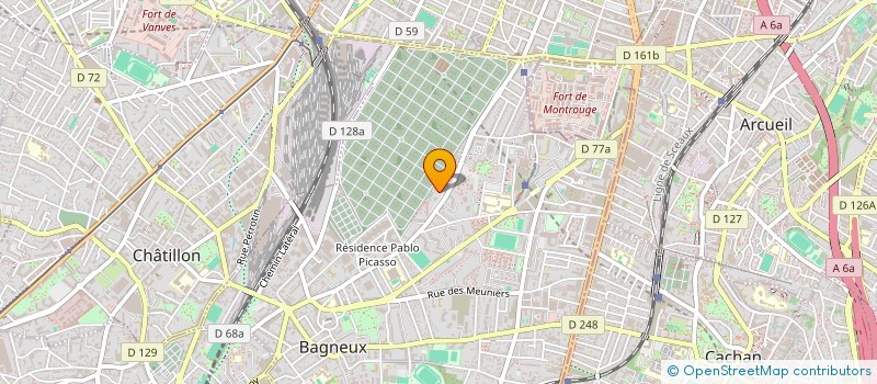 localisation de l'entreprise MADAME HONORINE GNIMADI à BAGNEUX