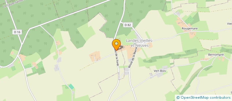 localisation de l'entreprise MADAME HONORINE GREMONT  LE CAULE SAINTE BEUVE