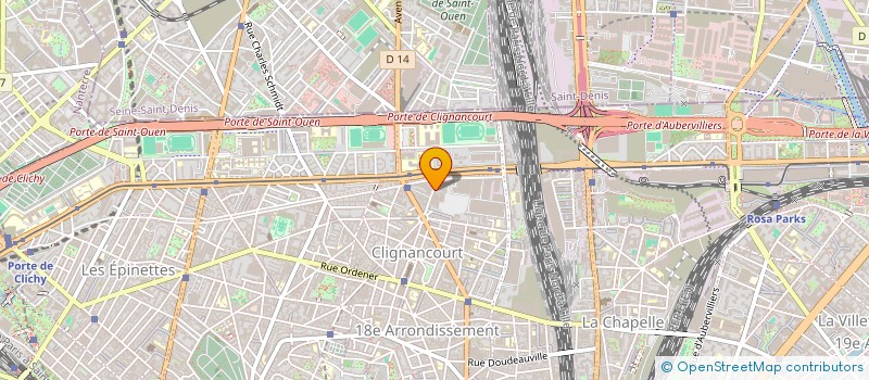 localisation de l'entreprise MADAME HONORINE HELOT  PARIS