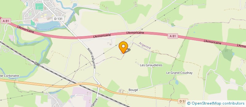 localisation de l'entreprise MADAME HONORINE HUAUME à LAVAL