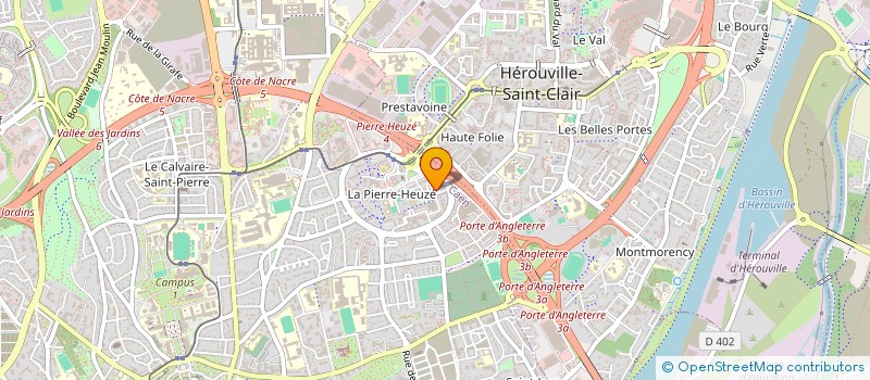 localisation de l'entreprise MADAME HONORINE HUBERT à CAEN