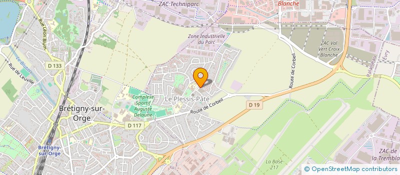 localisation de l'entreprise MADAME HONORINE HURMAN à LE PLESSIS-PATE