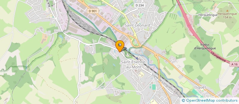 localisation de l'entreprise MADAME HONORINE LE GALL  SAINT-ETIENNE-AU-MONT