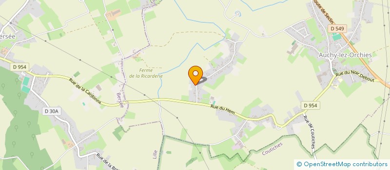 localisation de l'entreprise MADAME HONORINE LIENARD  AUCHY-LEZ-ORCHIES