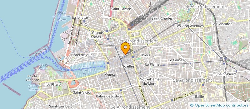 localisation de l'entreprise MADAME HONORINE MAZARI à MARSEILLE