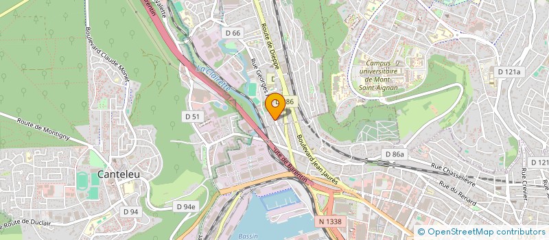 localisation de l'entreprise MADAME HONORINE NAIL  DEVILLE-LES-ROUEN