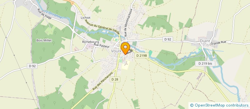 localisation de l'entreprise MADAME HONORINE NKWENDJIE DJOUBISSIE  VOULX