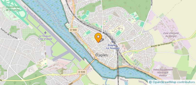 localisation de l'entreprise MADAME HONORINE RAMET  ETAPLES